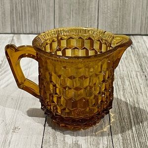 Child’s Toy Creamer - Amber - Part of Doyle & Co. Table Set - Antique 1880’s